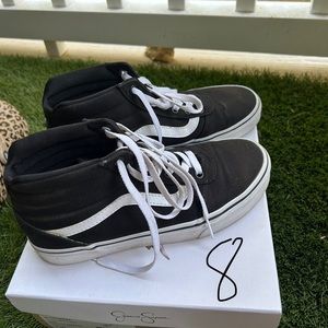 Black high top vans